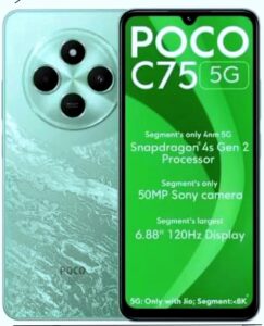 Poco C75 5g: Best 5g Smartphone Under 10000 