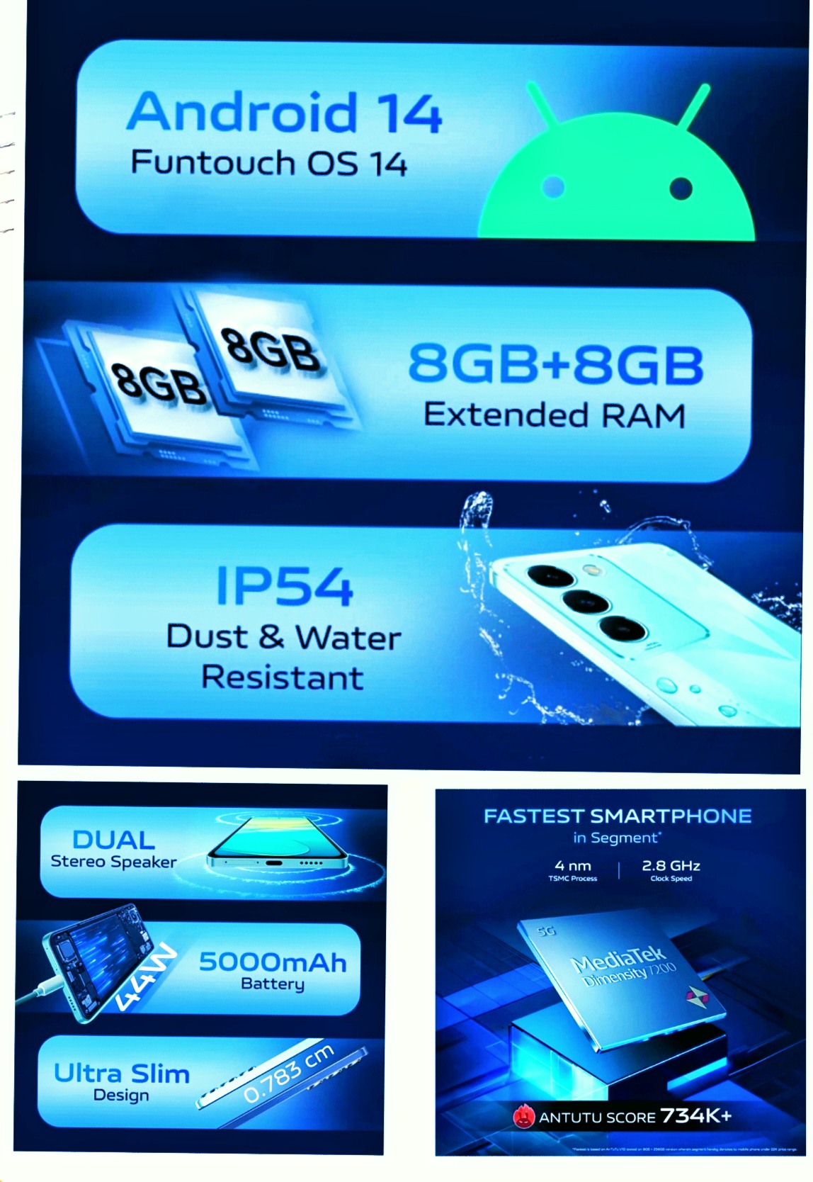 Vivo T3 5G Specifications 